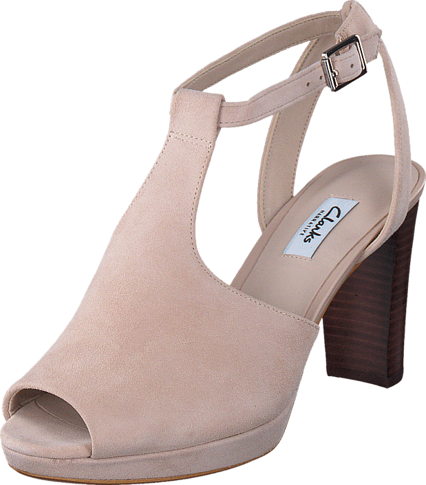 Clarks - Kendra Charm Nude Suede