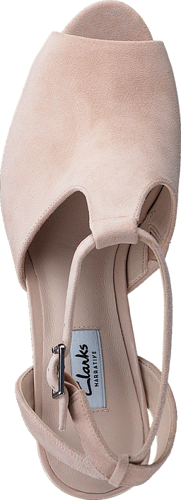 Clarks - Kendra Charm Nude Suede