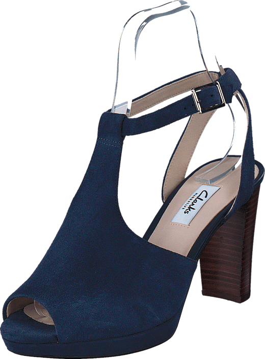 Clarks - Kendra Charm Navy Suede
