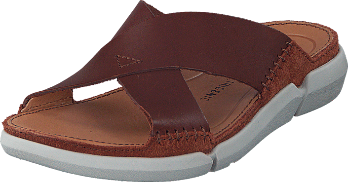 Clarks - Trisand Cross Dark Tan Leather