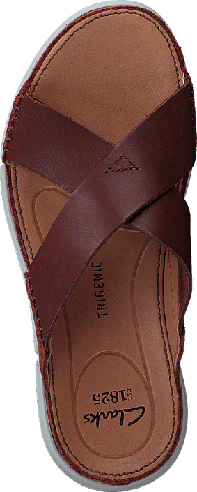 Clarks - Trisand Cross Dark Tan Leather