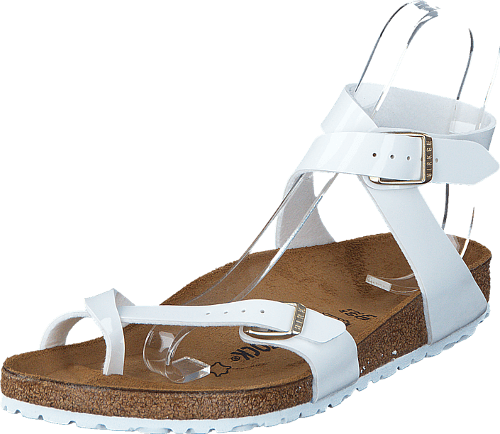 Birkenstock - Yara Regular Birko-Flor Patent White