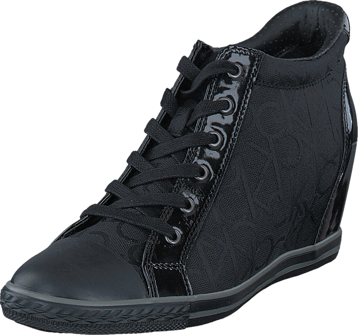Calvin Klein Jeans - Vero CK Logo Jacquard/ Patent Black