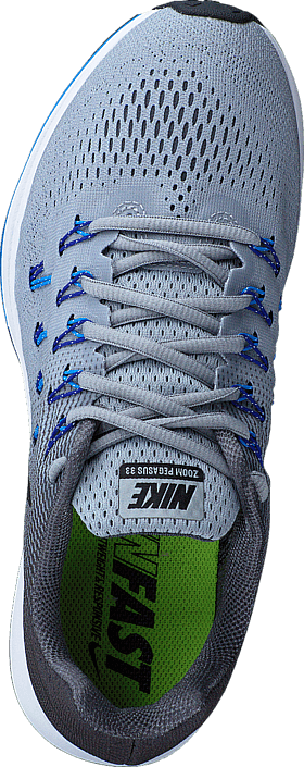 Nike - Air Zoom Pegasus 33 Wolf Grey/Black-Dark Grey-Blue
