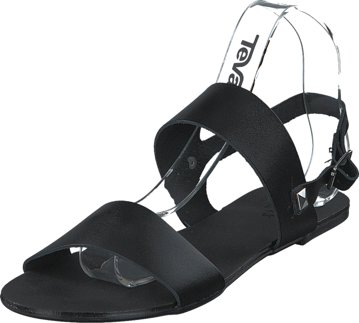 Pieces - Pslindsay Leather Sandal Black