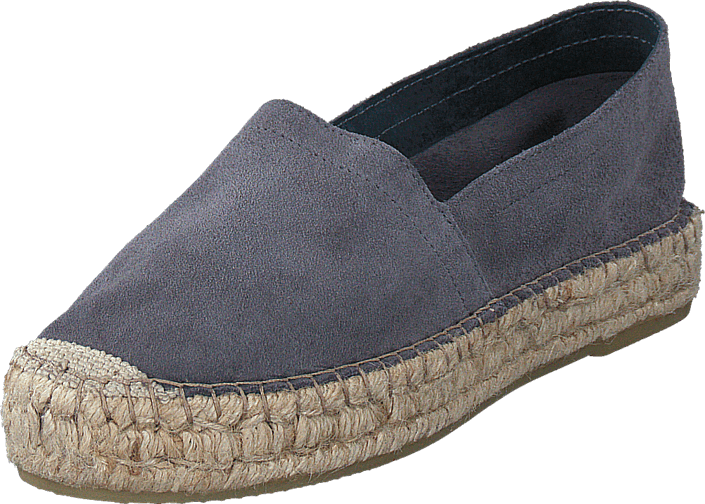 Pieces - Pslucia Suede Espadrillos Elephant Skin