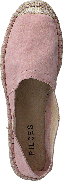 Pieces - Pslucia Suede Espadrillos Cameo Rose