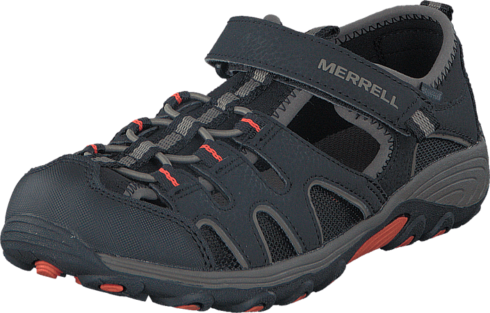 Merrell - Boys Hydro H2O Hiker Sandal Black/Gunsmoke/Orange