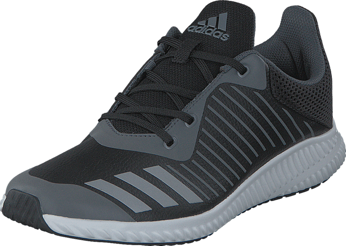 adidas Sport Performance - Fortarun K Core Black/Silver Met./Onix