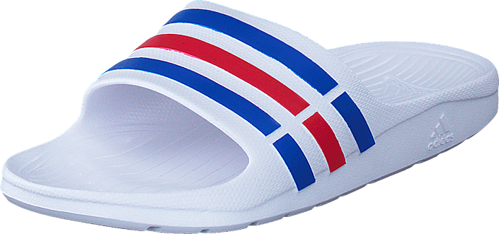 adidas Sport Performance - Duramo Slide White/True Blue/Red S09