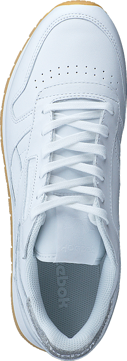 Reebok Classic - CL Lthr Met Diamond White/Gum