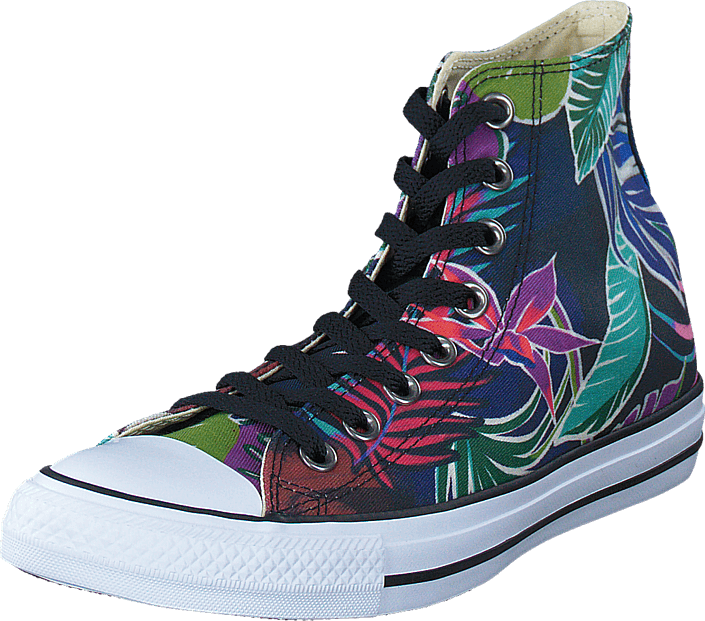 Converse - All Star Tropical Print Hi Fuschia Glow/Menta