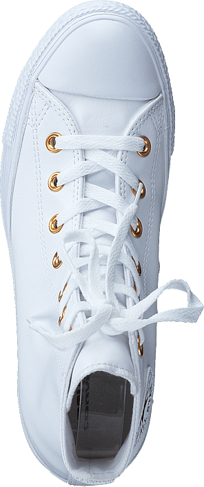 Converse - All Star Classic Hi Leather White/Gold