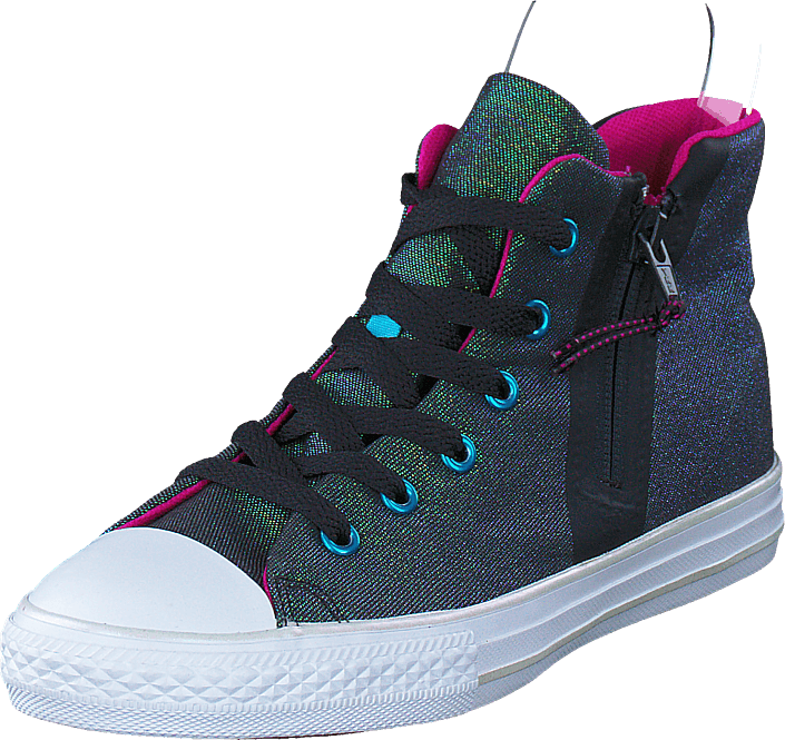 Converse - All Star Sport Zip Shine Black/Magenta Glow