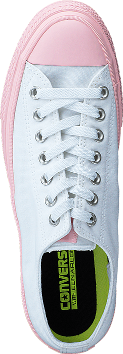 Converse - Chuck Taylor All Star II Ox White/ Vapor Pink