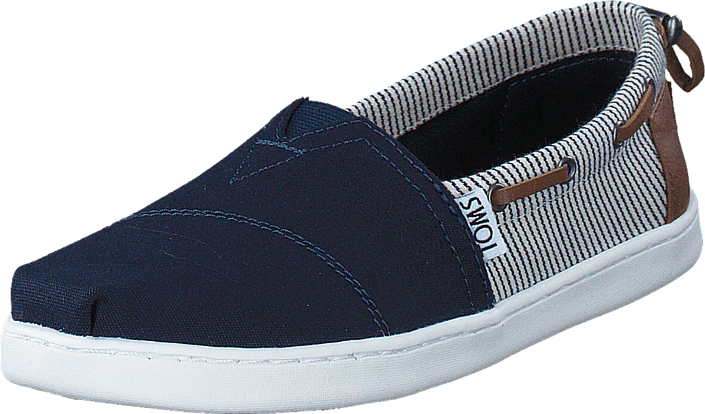 Toms - Young Navy Canvas/Stripes Navy