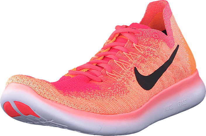 Nike - Wmns Free Rn Flyknit 2 Bright Mango/Black-Racer Pink
