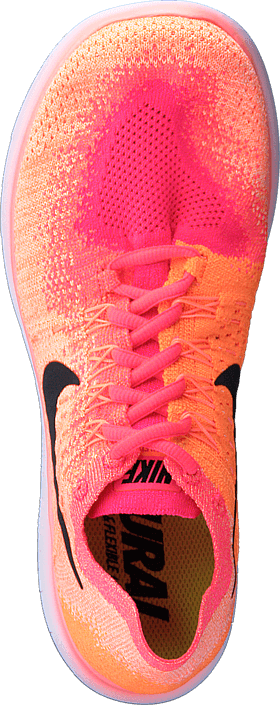 Nike - Wmns Free Rn Flyknit 2 Bright Mango/Black-Racer Pink