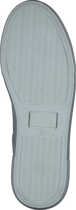 Pieces - Paulina Leather Flower White