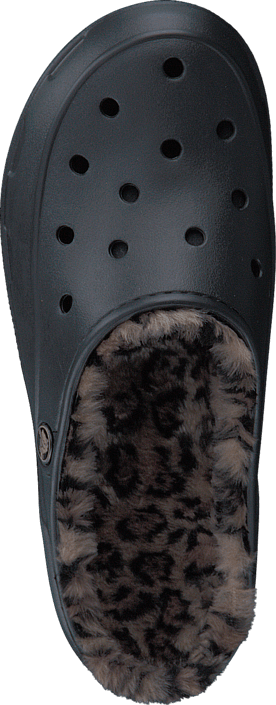 Crocs - Crocs Freesail Leopard Lined Black/Gold