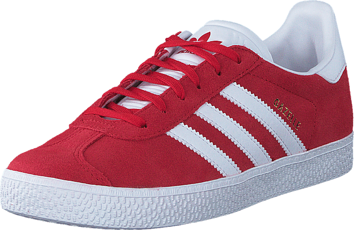 adidas Originals - Gazelle J Scarlet/Ftwr White/Gold Met.