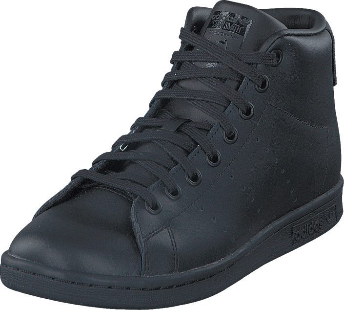 adidas Originals - Stan Smith Mid J Core Black/Core Black/Core Bla