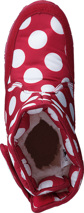 Rubber Duck - Kids Nylon Prints/Suede Red/White Dot