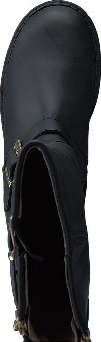 Johnny Bulls - High Boot Double Zip Black / Shiny Gold