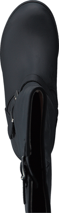 Johnny Bulls - High Platform Boot Black / Shiny Silver