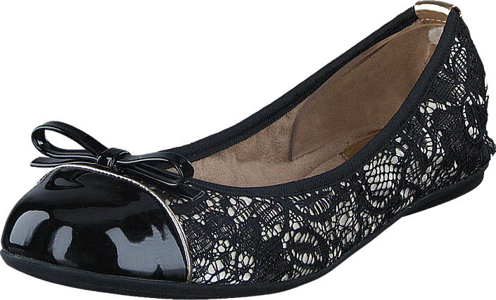 Butterfly Twists - Cara Nude Lace/ Black