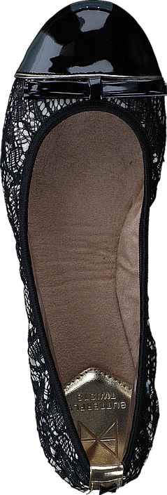 Butterfly Twists - Cara Nude Lace/ Black