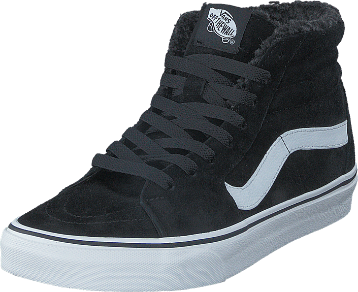 Vans - UA SK8-Hi (Suede/Fleece) Black/Blanc
