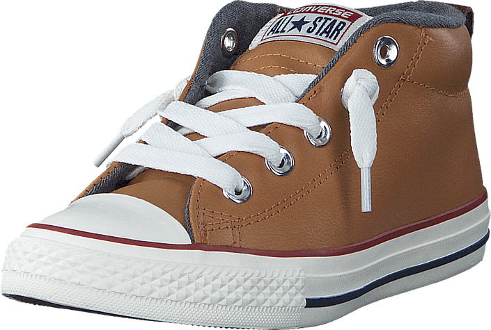 Converse - All Star Street Ltr Fleece Mid Raw Sugar/Terra Red/Navy