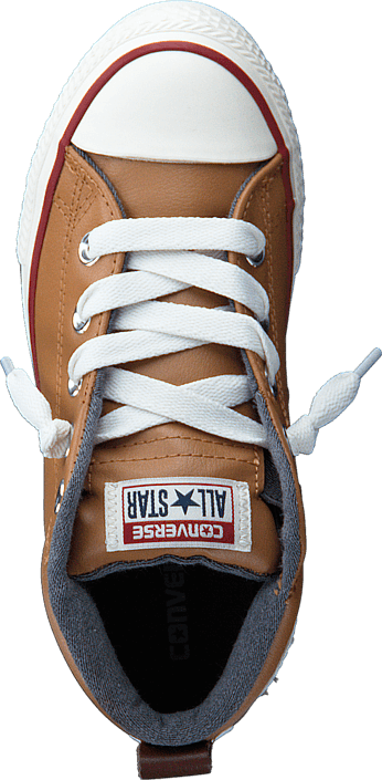 Converse - All Star Street Ltr Fleece Mid Raw Sugar/Terra Red/Navy