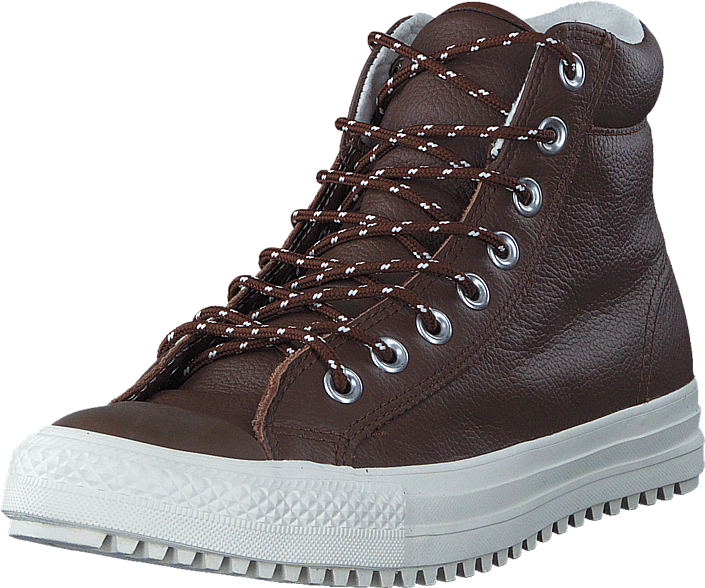 Converse - Boot PC Tumbled Leather Hi Dark Clove/Dark Clove/Egret