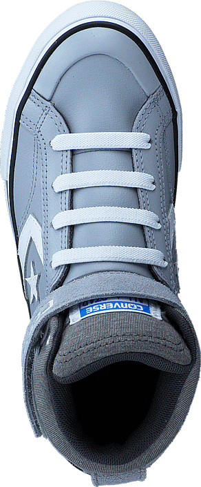 Converse - Pro Blaze Strap Ltr Suede Hi Wolf Grey/Storm Wind/White