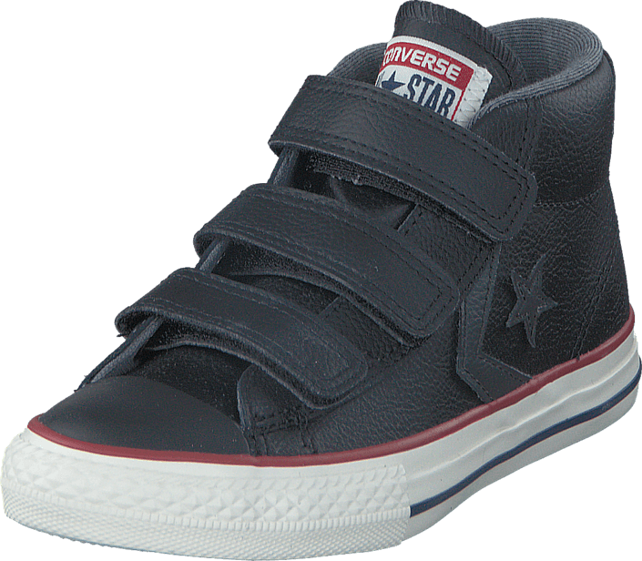 Converse - Star Player EV 3V Leather Mid Black/Thunder/Storm Wind