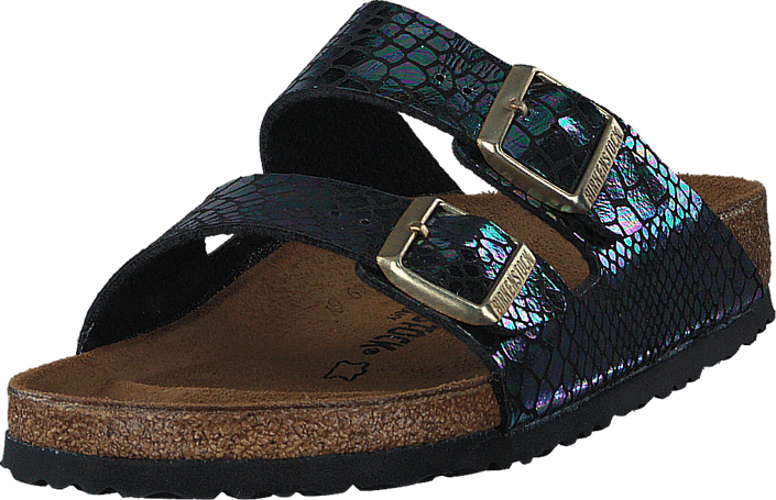 Birkenstock - Arizona Regular Birkoflor Shiny Snake Multi