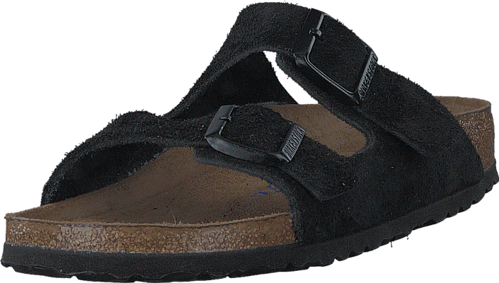 Birkenstock - Arizona Slim Soft Black Suede