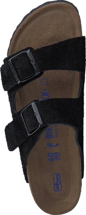 Birkenstock - Arizona Slim Soft Black Suede