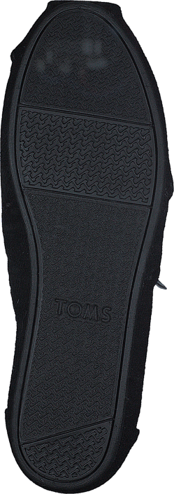 Toms - Seasonal Classic Black Wool/Faux Shearling