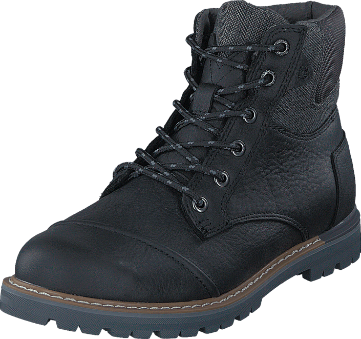 Toms - Ashland Black Pull Up Leather