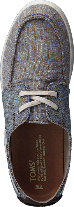 Toms - Seasonal New Men Black Chocolate Brown Chambray