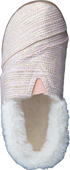Toms - House Slipper Tiny Pink Metallic Woven