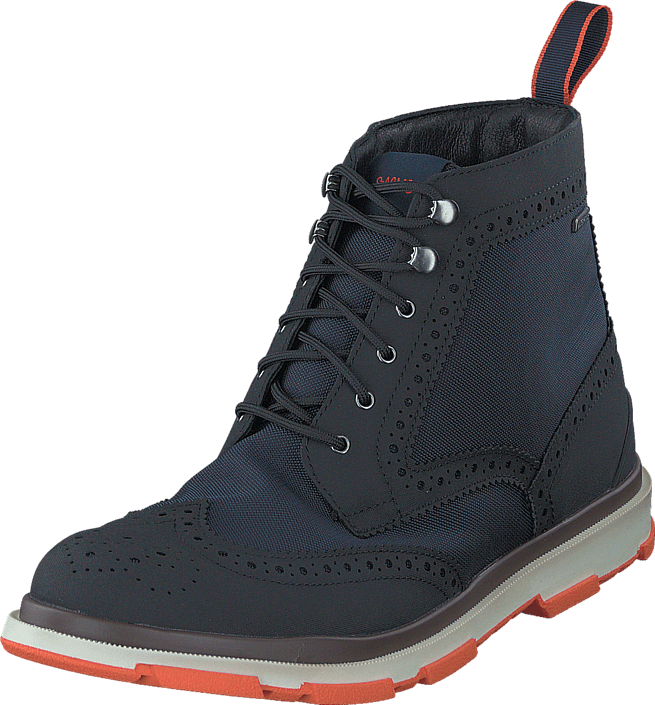 Swims - Storm Brogue High Waterproof Navy/Black/Orange