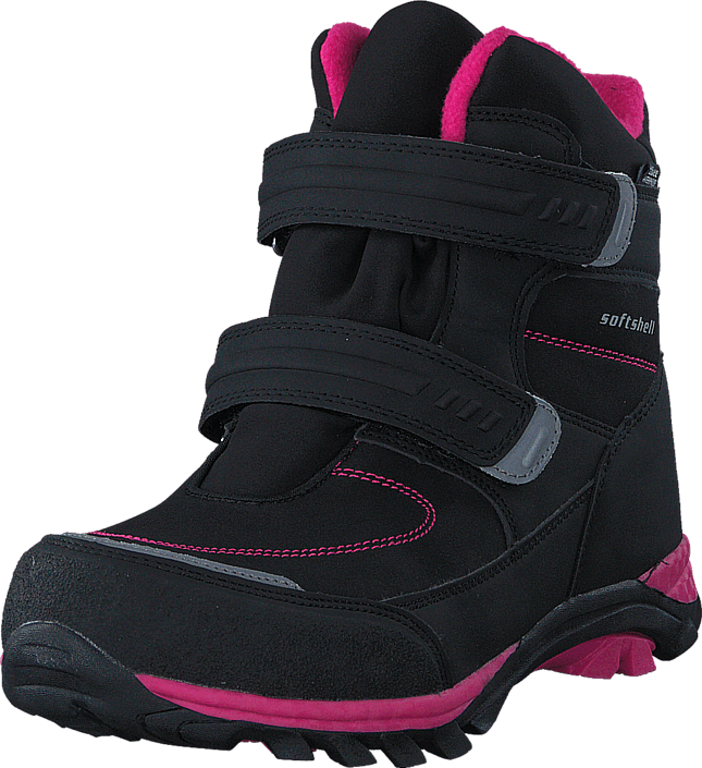 Gulliver - 435-6608 Waterproof Warm Lined Black/Fuchsia