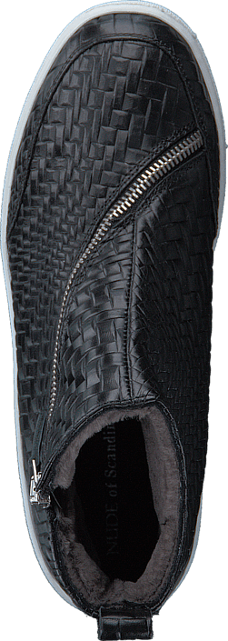 Nude - Hilda White Sole Warm Lined Slalom Nero