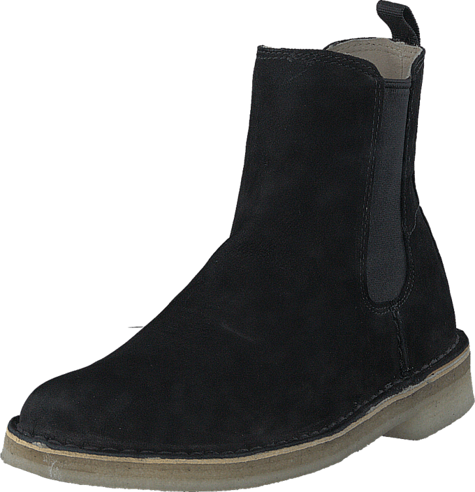 Clarks - Desert Peak. Black Leather