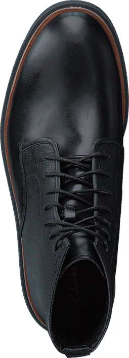 Clarks - Modur Hi Black Leather