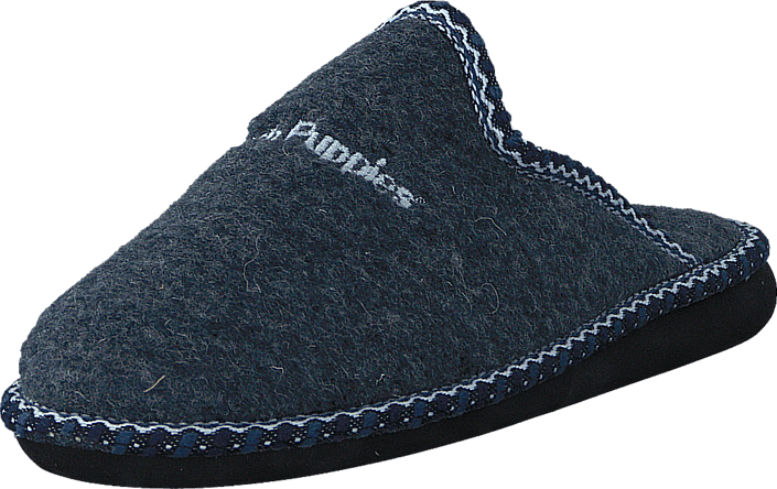 Hush Puppies - Felt Slipper 4901 Navy